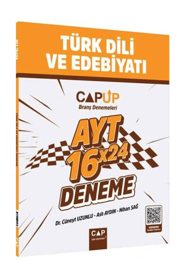 Çap Yayınları 2025 AYT Türk Dili ve Edebiyatı 16x24 Up Deneme - 1