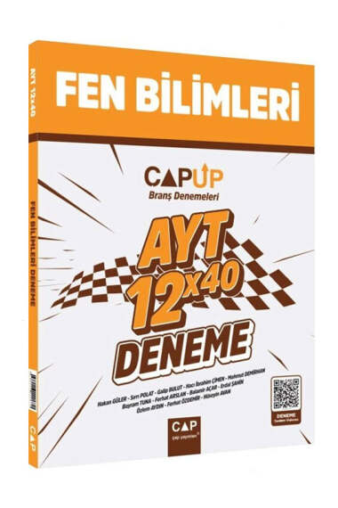 Çap Yayınları 2025 AYT Fen Bilimleri 12x40 Up Deneme - 1