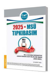 Çap Yayınları Üniversiteye Hazırlık MSÜ 2025 Tıpkı Basım - Çap Yayınları