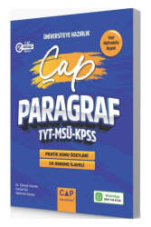 Çap Yayınları TYT MSÜ KPSS Paragraf Türkçe Anlam Bilgisi Üniversiteye Hazırlık 20 Deneme İlaveli - Çap Yayınları