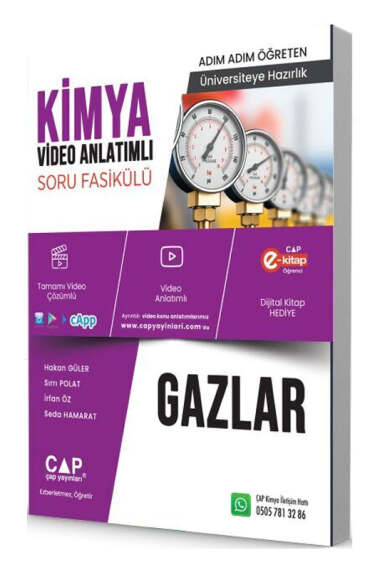 Çap Yayınları TYT-AYT Kimya Gazlar Konu Anlatımlı Soru Bankası - 1