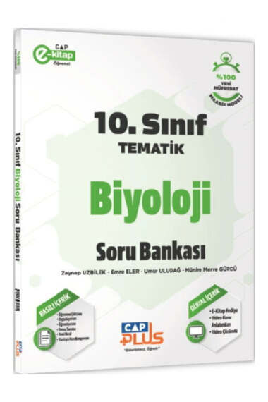 Çap Yayınları 10.Sınıf Biyoloji Tematik Soru Bankası - 1