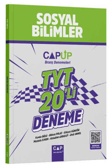 Çap Yayınları TYT Sosyal Bilimler 20li Deneme - 1