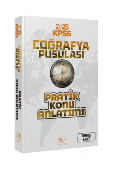 CBA Akademi 2025 KPSS Coğrafya Pusulası Pratik Konu Anlatımı - 1