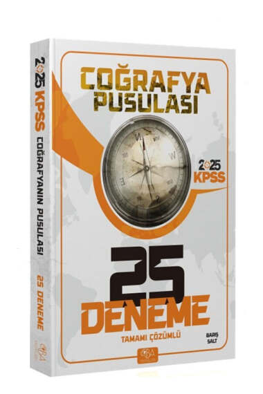 CBA Akademi 2025 KPSS Coğrafya Pusulası Tamamı Çözümlü 25 Deneme - 1