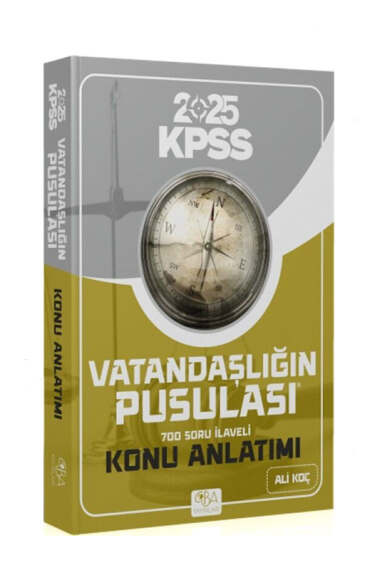 CBA Akademi 2025 KPSS Vatandaşlığın Pusulası Konu Anlatımı - 1