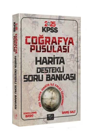 CBA Yayınları 2025 KPSS Coğrafya Pusulası Harita Destekli Soru Bankası - 1