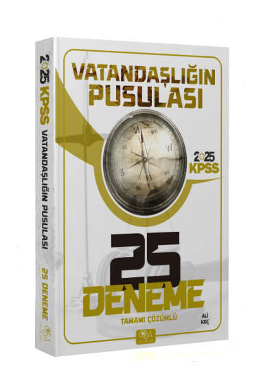 CBA Yayınları 2025 KPSS Vatandaşlık Vatandaşlığın Pusulası 25 Deneme Çözümlü - 1