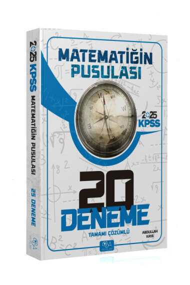 CBA Yayınları 2025 KPSS Matematik Matematiğin Pusulası 20 Deneme Çözümlü - 1