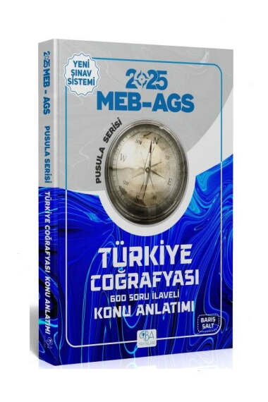 CBA Yayınları 2025 MEB-AGS Türkiye Coğrafyası Konu Anlatımı Pusula Serisi - 1