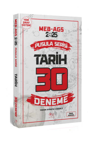 CBA Yayınları 2025 MEB-AGS Tarihin Pusulası 30 Deneme - 1