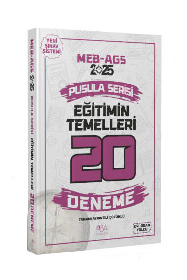 CBA Yayınları 2025 MEB-AGS Eğitimin Temelleri 20 Deneme - 1