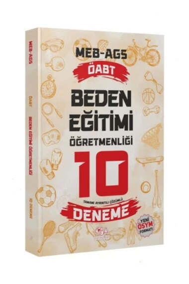 CBA Yayınları MEB-AGS ÖABT BESYO Beden Eğitimi Öğretmenliği 10 Deneme - 1