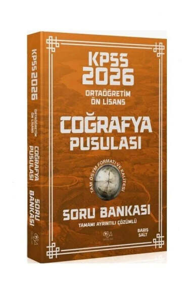 CBA Yayınları 2026 KPSS Lise Ortaöğretim Ön Lisans Coğrafya Pusulası Soru Bankası - 1