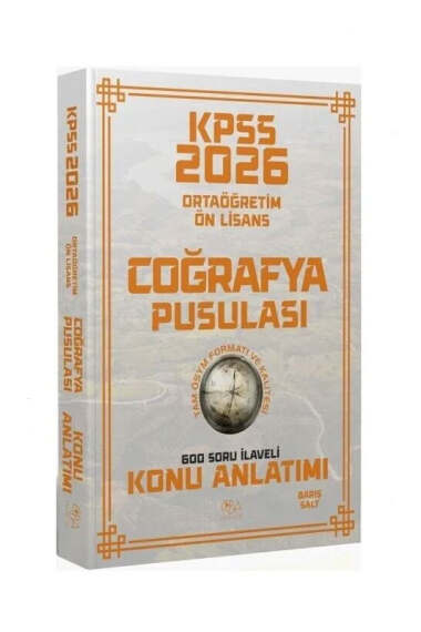 CBA Yayınları 2026 KPSS Lise Ortaöğretim Ön Lisans Coğrafya Pusulası Konu Anlatımı - 1