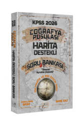 CBA Yayınları 2026 KPSS Coğrafya Pusulası Harita Destekli Soru Bankası - CBA Akademi