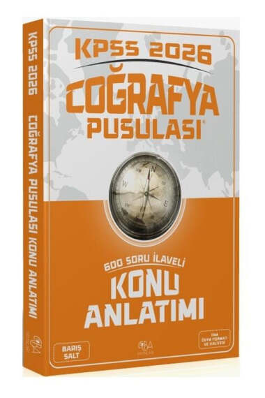 CBA Yayınları 2026 KPSS Coğrafya Pusulası Konu Anlatımı - 1