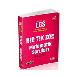 Data Yayınları LGS Bir Tık Zor Matematik Soruları - Data Yayınları