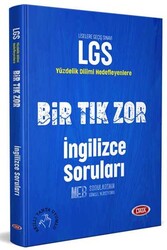 Data Yayınları LGS Bir Tık Zor İngilizce Soruları - Data Yayınları