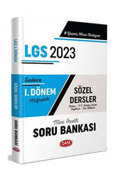 Data Yayınları 2023 LGS 1. Dönem Sözel Soru Bankası - Data Yayınları