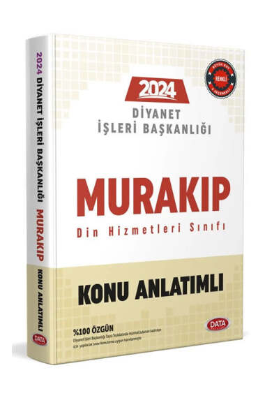 Data Yayınları 2024 Diyanet İşleri Başkanlığı Murakıp Din Hizmetleri Sınıfı Konu Anlatımlı - 1