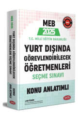 Data Yayınları 2025 MEB Yurt Dışında Görevlendirilecek Öğretmenleri Seçme Sınavı Konu Anlatımlı - Data Yayınları