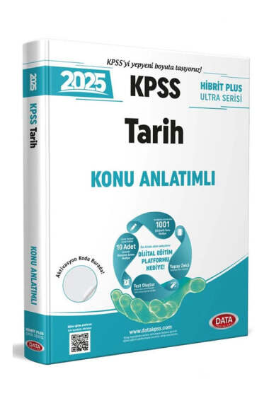 Data Yayınları 2025 KPSS Hibrit Plus Ultra Serisi Tarih Konu Anlatımlı - 1