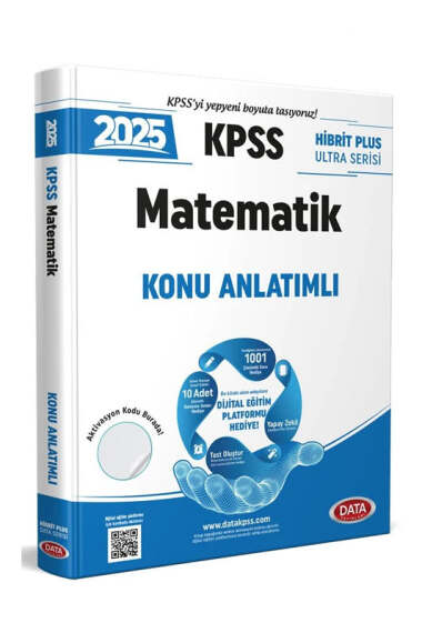 Data Yayınları 2025 KPSS Hibrit Plus Ultra Serisi Matematik Konu Anlatımlı - 1