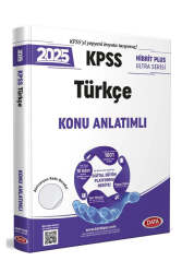Data Yayınları 2025 KPSS Hibrit Plus Ultra Serisi Türkçe Konu Anlatımlı - Data Yayınları