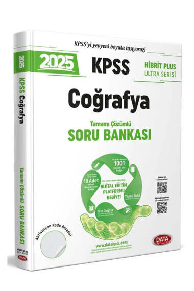 Data Yayınları 2025 KPSS Hibrit Plus Ultra Serisi Coğrafya Soru Bankası - 1