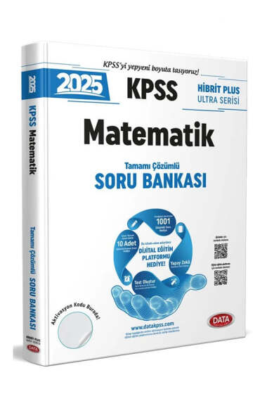 Data Yayınları 2025 KPSS Hibrit Plus Ultra Serisi Matematik Soru Bankası - 1