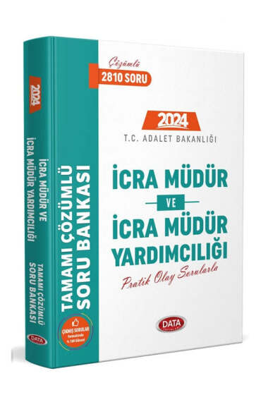 Data Yayınları 2024 Adalet Bakanlığı İcra Müdür ve İcra Müdür Yardımcılığı Tamamı Çözümlü Soru Bankası - 1