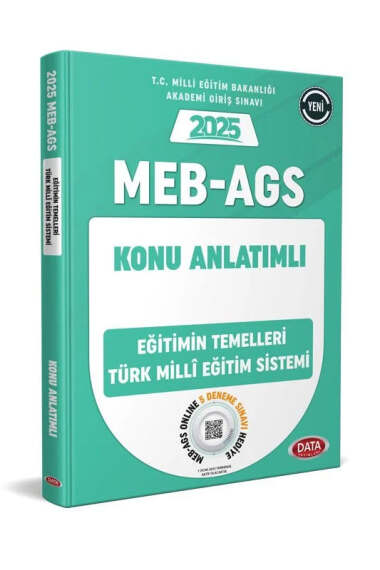 Data Yayınları 2025 MEB AGS Eğitimin Temelleri Türk Milli Eğitim Sistemi Konu Anlatımı - 1