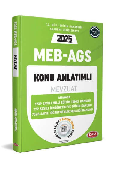 Data Yayınları 2025 MEB AGS Mevzuat Konu Anlatımı - 1