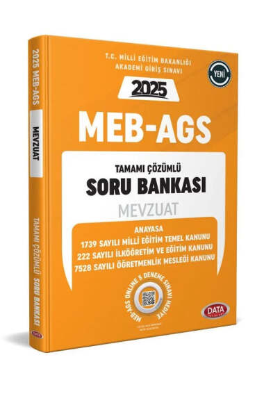 Data Yayınları 2025 MEB AGS Mevzuat Soru Bankası - 1