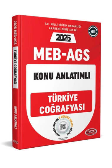 Data Yayınları 2025 MEB AGS Türkiye Coğrafyası Konu Anlatımı - 1