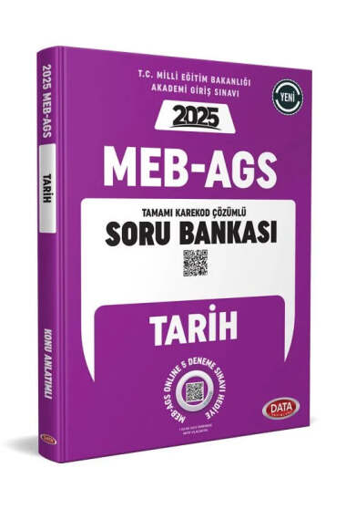 Data Yayınları 2025 MEB AGS Tarih Soru Bankası - 1