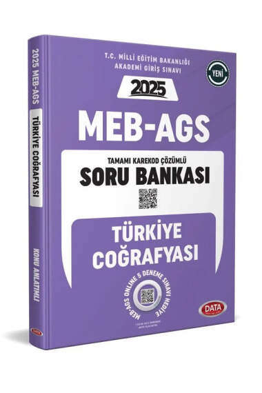 Data Yayınları 2025 MEB AGS Türkiye Coğrafyası Soru Bankası - 1