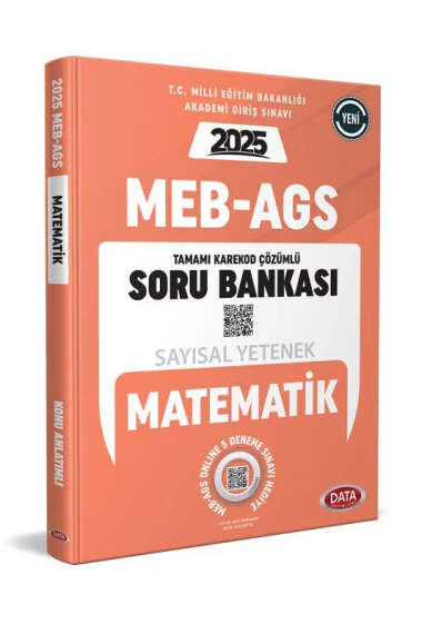 Data Yayınları 2025 MEB AGS Sayısal Yetenek (Matematik) Soru Bankası - 1