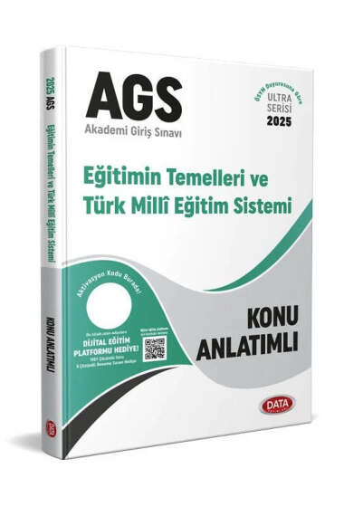 Data Yayınları 2025 MEB AGS Eğitimin Temelleri Türk Milli Eğitim Sistemi Konu Anlatımı - 1