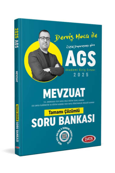 Data Yayınları 2025 MEB-AGS Derviş Hoca İle Mevzuat Soru Bankası - 1