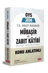 Data Yayınları 2024 Adalet Bakanlığı Mübaşir ve Zabıt Katibi Konu Anlatımlı - Data Yayınları