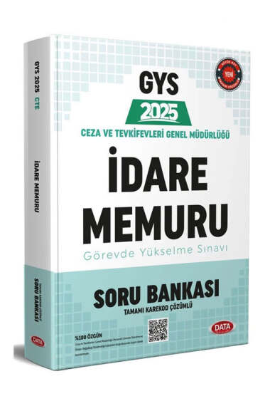 Data Yayınları 2025 Ceza ve Tevkifevleri İdare Memuru Soru Bankası - 1