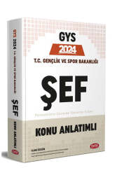 Data Yayınları 2024 T.C Gençlik ve Spor Bakanlığı ŞEF Konu Anlatımlı - Data Yayınları