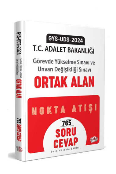 Data Yayınları 2024 T.C Adalet Bakanlığı Ortak Alan Soru-Cevap - 1