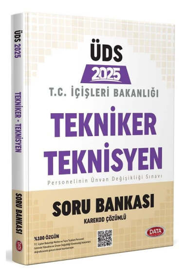 Data Yayınları 2025 GYS-ÜDS İçişleri Bakanlığı Tekniker Teknisyen Soru Bankası - 1