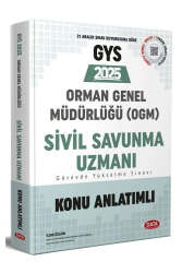 Data Yayınları 2025 GYS Orman Genel Müdürlüğü Sivil Savunma Uzmanı Konu Anlatımı - Data Yayınları