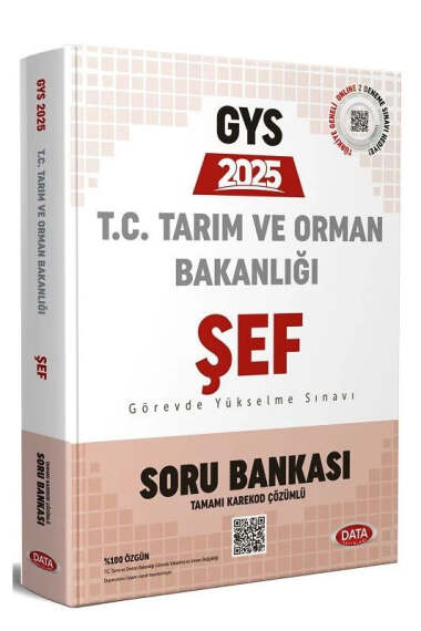 Data Yayınları 2025 GYS T.C Tarım ve Orman Bakanlığı Şef Soru Bankası - 1