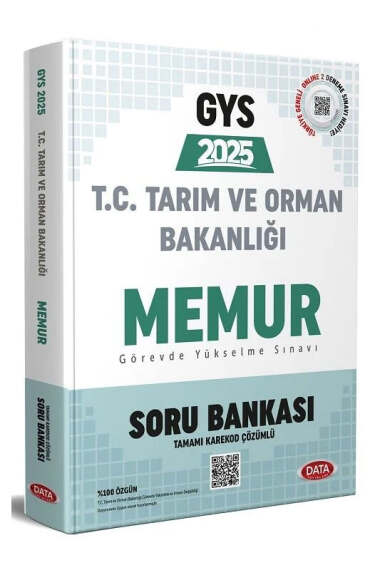 Data Yayınları 2025 GYS T.C Tarım ve Orman Bakanlığı Memur Soru Bankası - 1