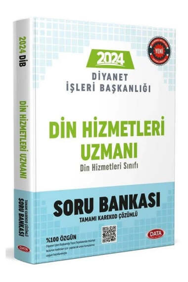 Data Yayınları 2024 Diyanet İşleri Başkanlığı Din Hizmetleri Uzmanı Soru Bankası - 1